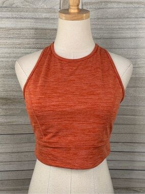 JOYLAB Burnt Orange Criss Cross Back Sports Bra Women's-Large